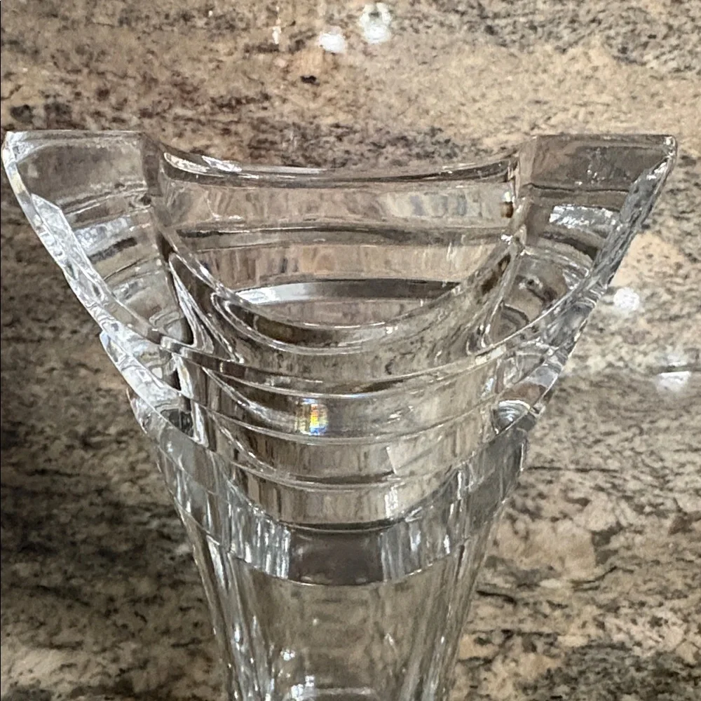 Lenox ovation crystal Azar bud Vase 7 inches VINTAGE